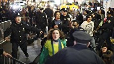 Полиция Нью-Йорка разогнала юбилейный митинг протестного движения Захвати Уолл-стрит