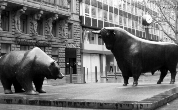 Bull And Bear On Wall Street
